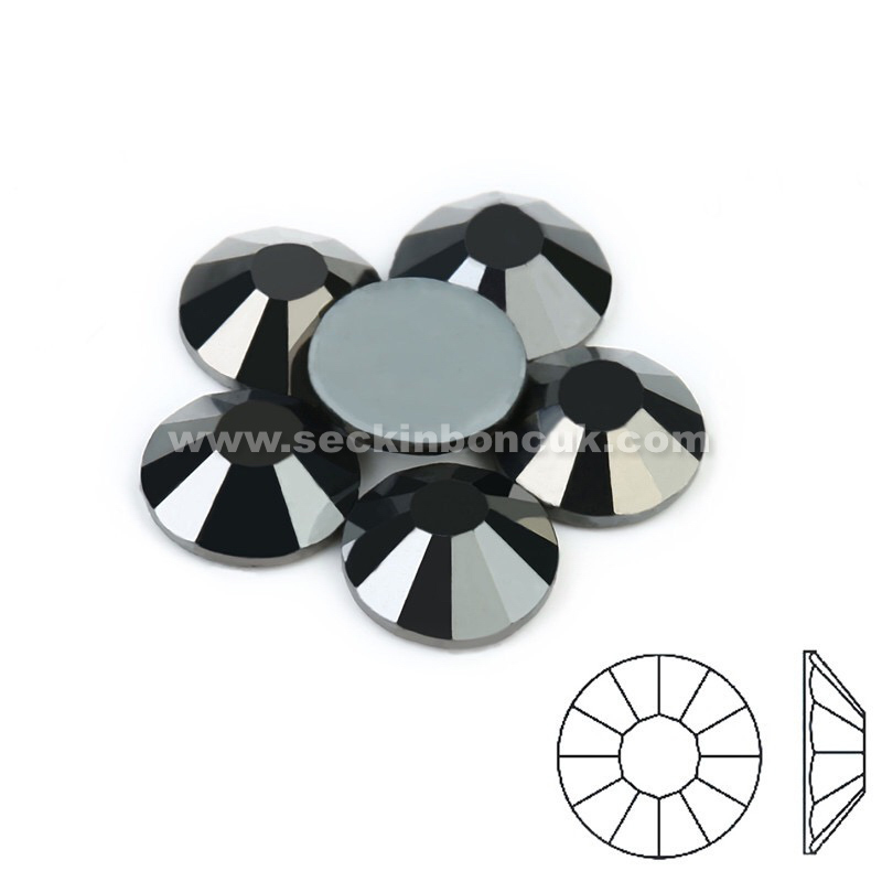 Hematite DMC Hotfix Kristal Taş — Hematite — görsel 2